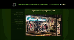 Desktop Screenshot of greenmachinecycles.com